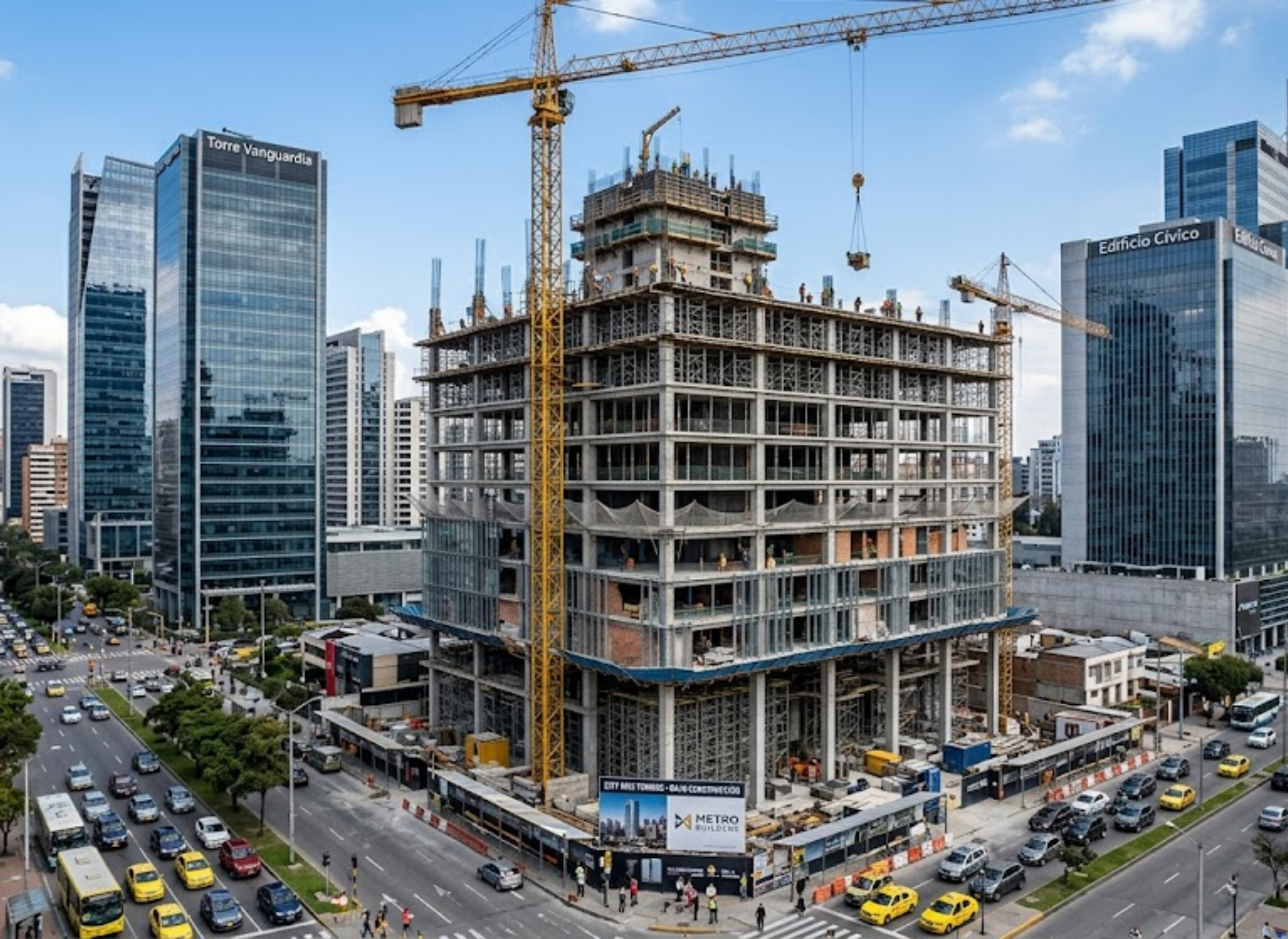 edificio en construcción
